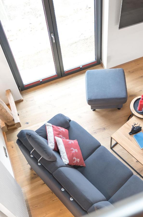Chalet-Ferienwohnung Giebeltraum, 115 Qm, Wellness/Fitness/Sauna - Bergroedelhof Feilitzsch Exteriör bild