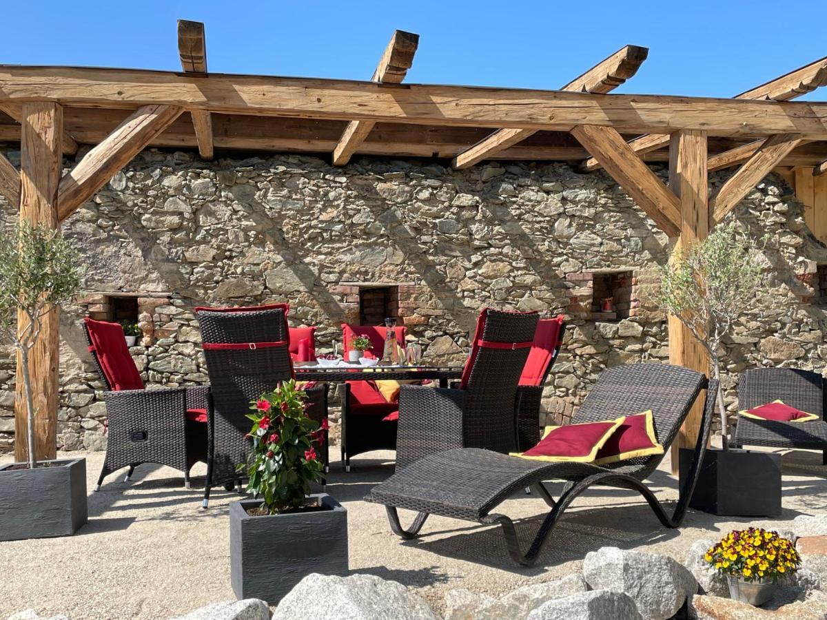 Chalet-Ferienwohnung Giebeltraum, 115 Qm, Wellness/Fitness/Sauna - Bergroedelhof Feilitzsch Exteriör bild